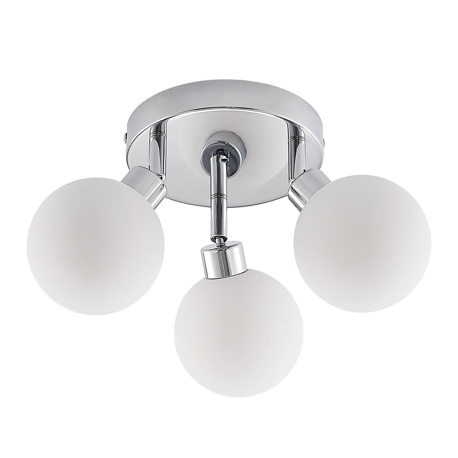 Zaniba 3 Round Taklampe Chrome - Lindby