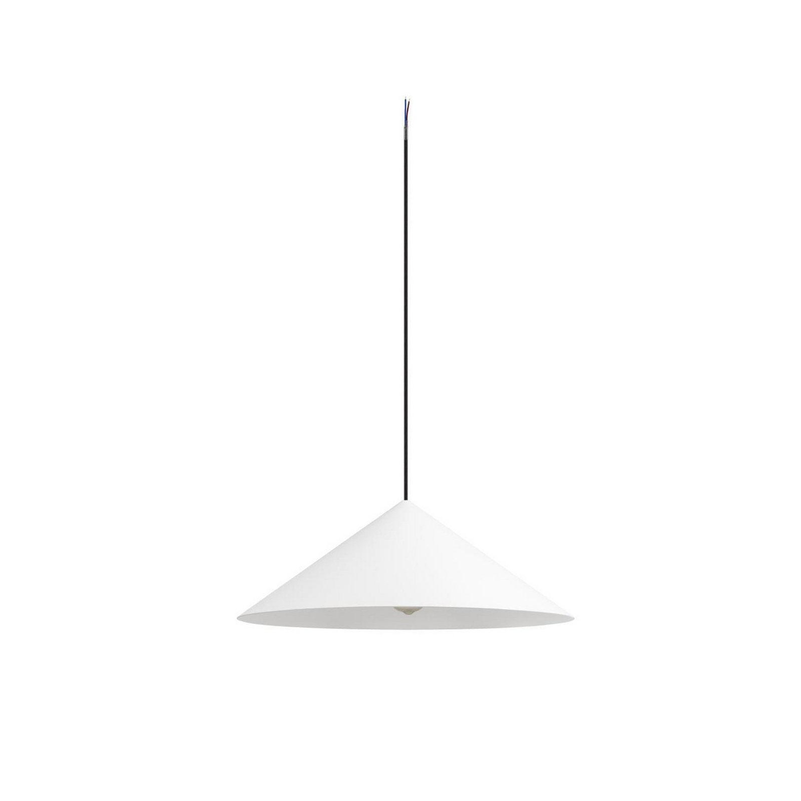 SLV Hängelampe Magico, Ø 55 cm, weiß matt, Metall