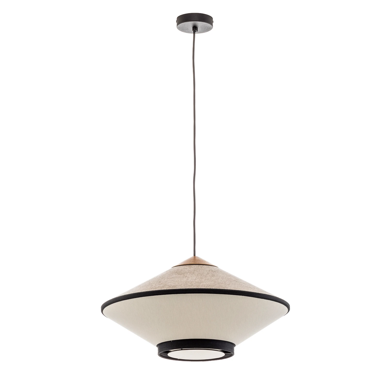 Suspension Forestier Cymbal S, naturel, Ø 50 cm, E27