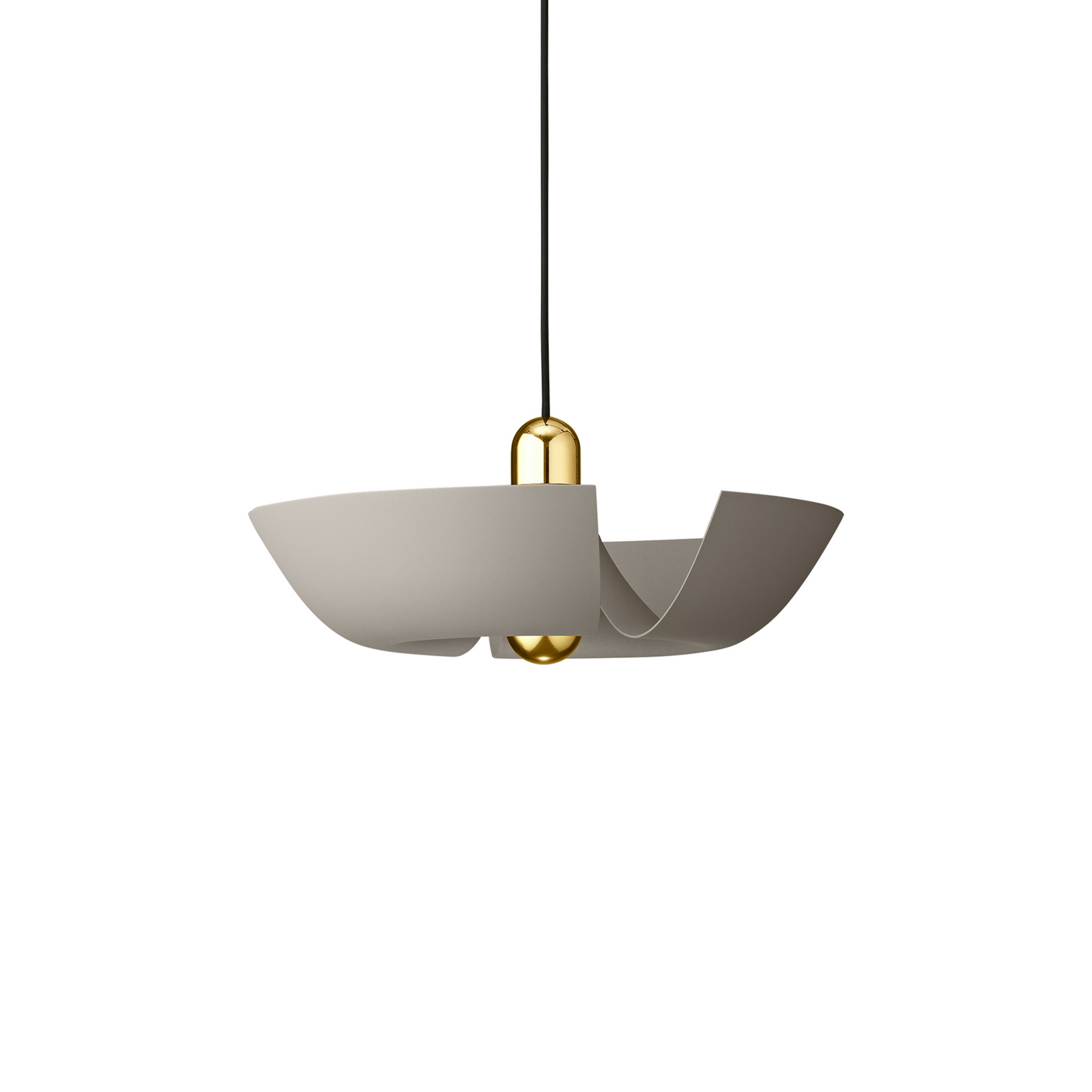Cycnus Pendelleuchte Ø45 Taupe/Gold - AYTM