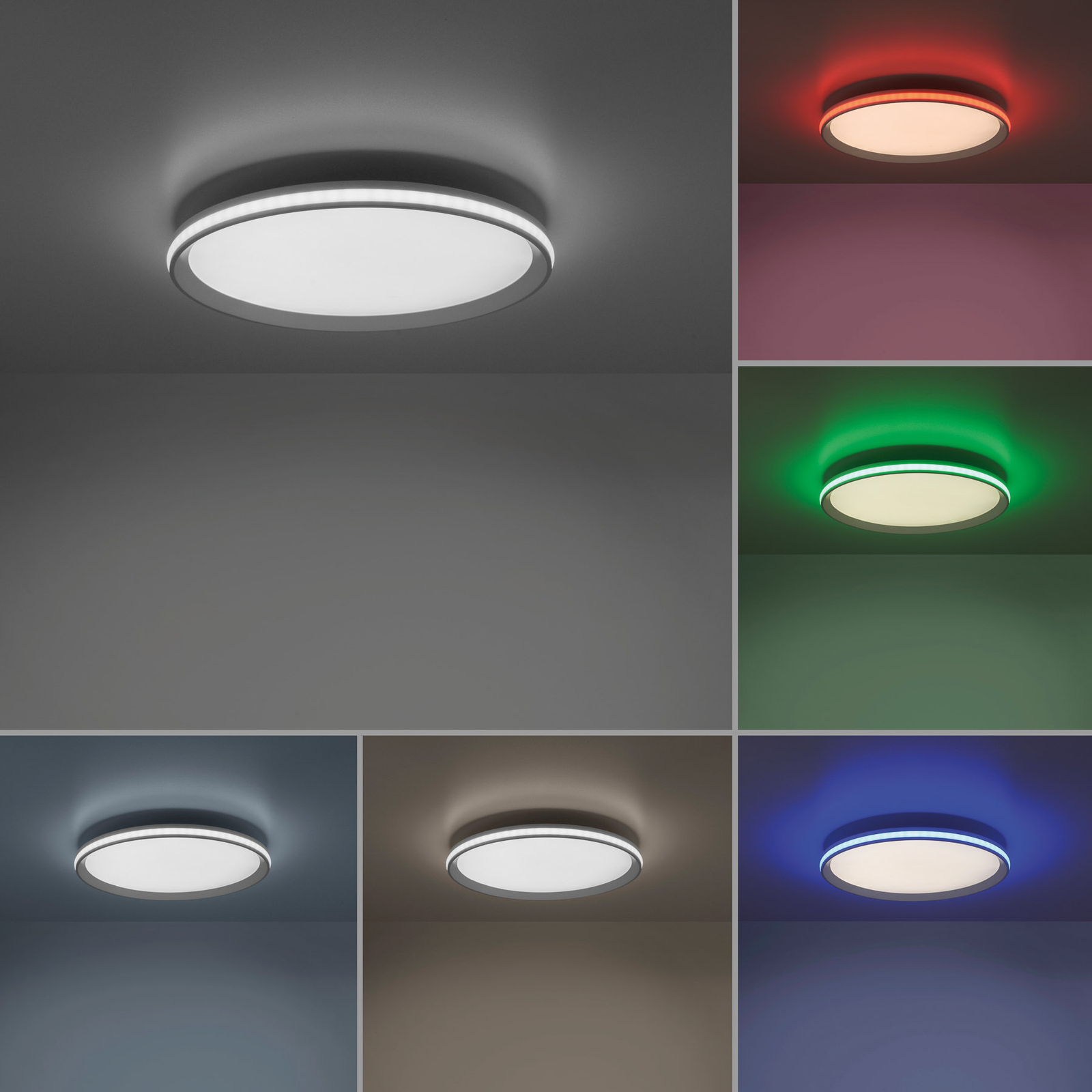 Galactica LED-taklampe RGB/CCT fjernstyrbar