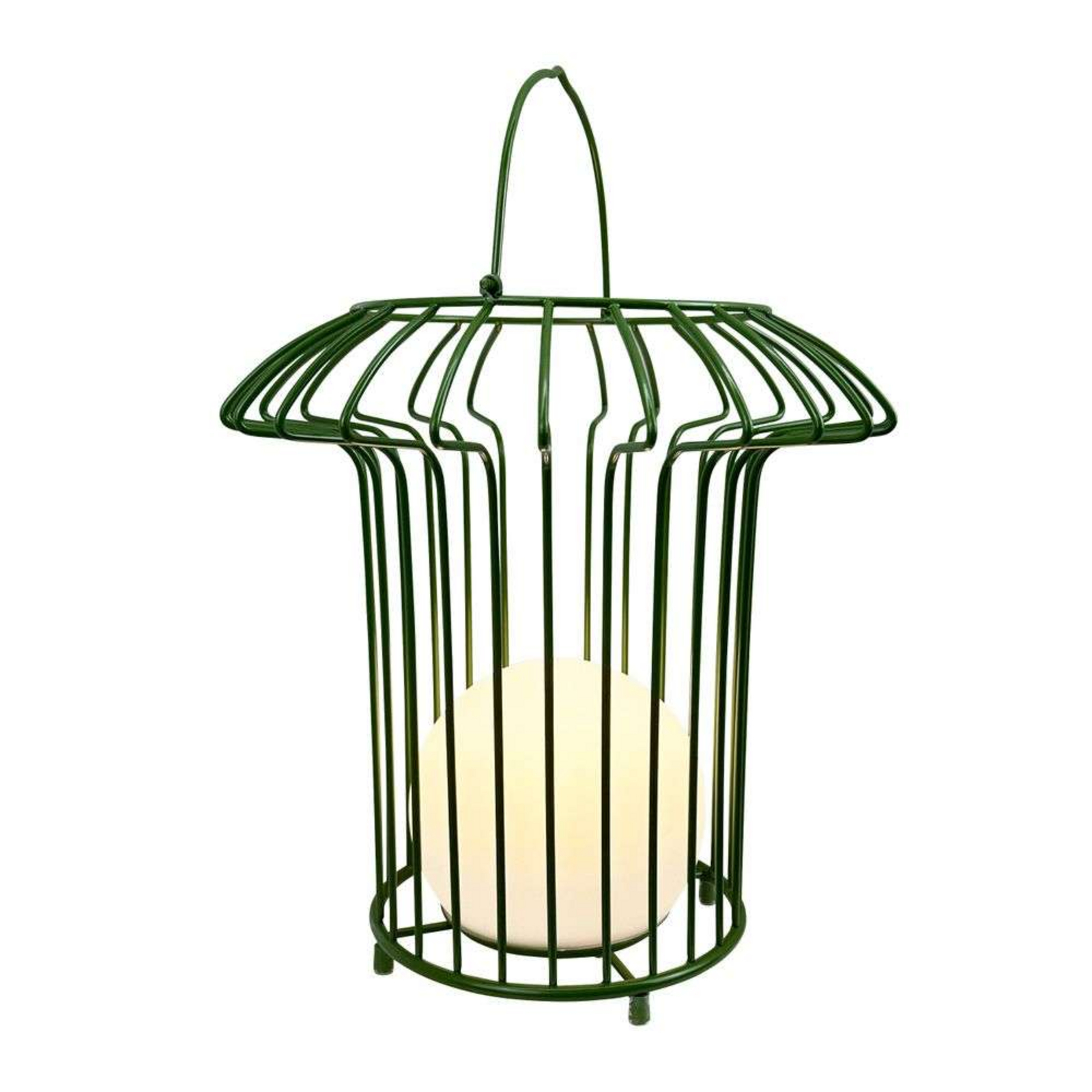 Basket Outdoor Lantern Green - DybergLarsen