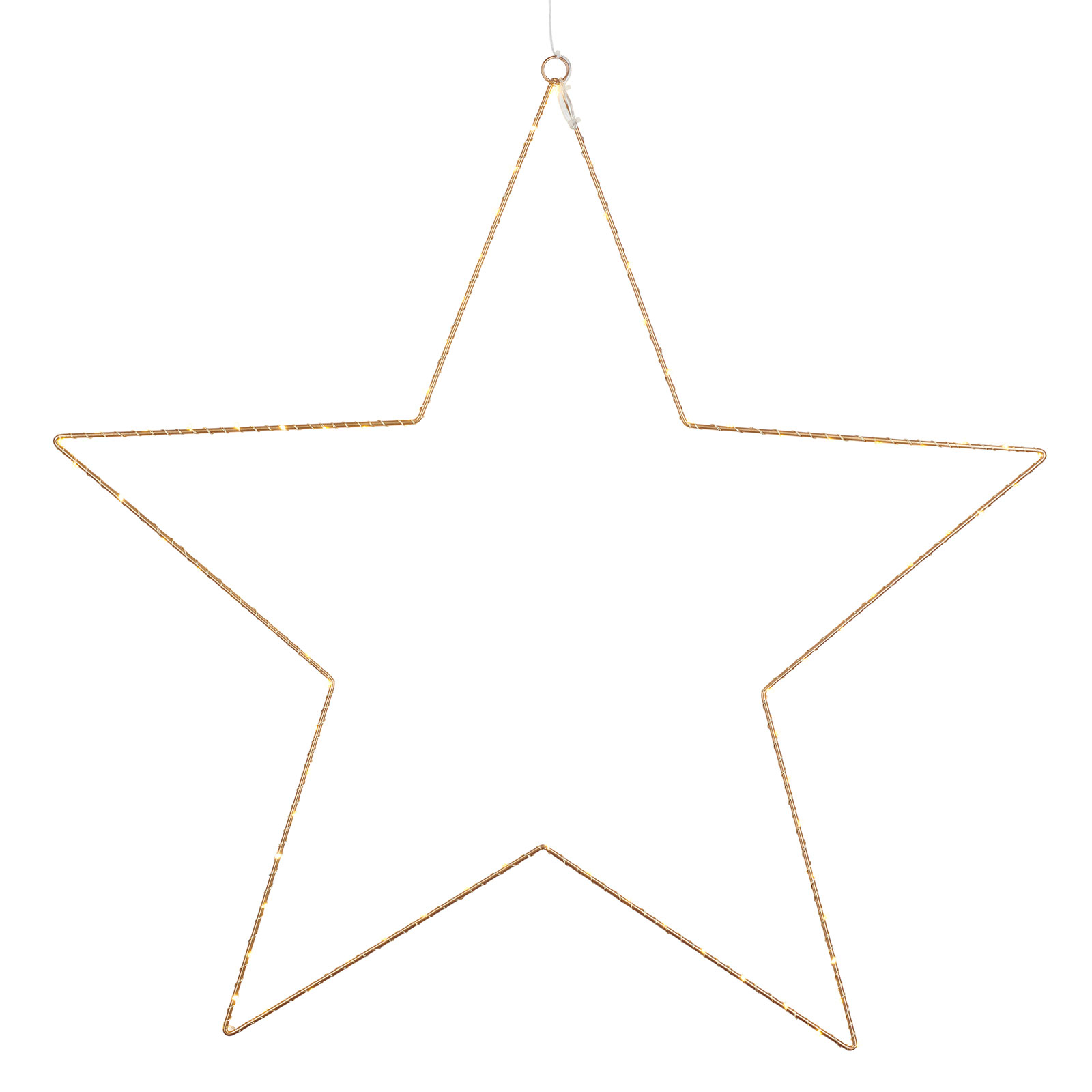 LED decorative star Liva Star, gold, Ø 70 cm