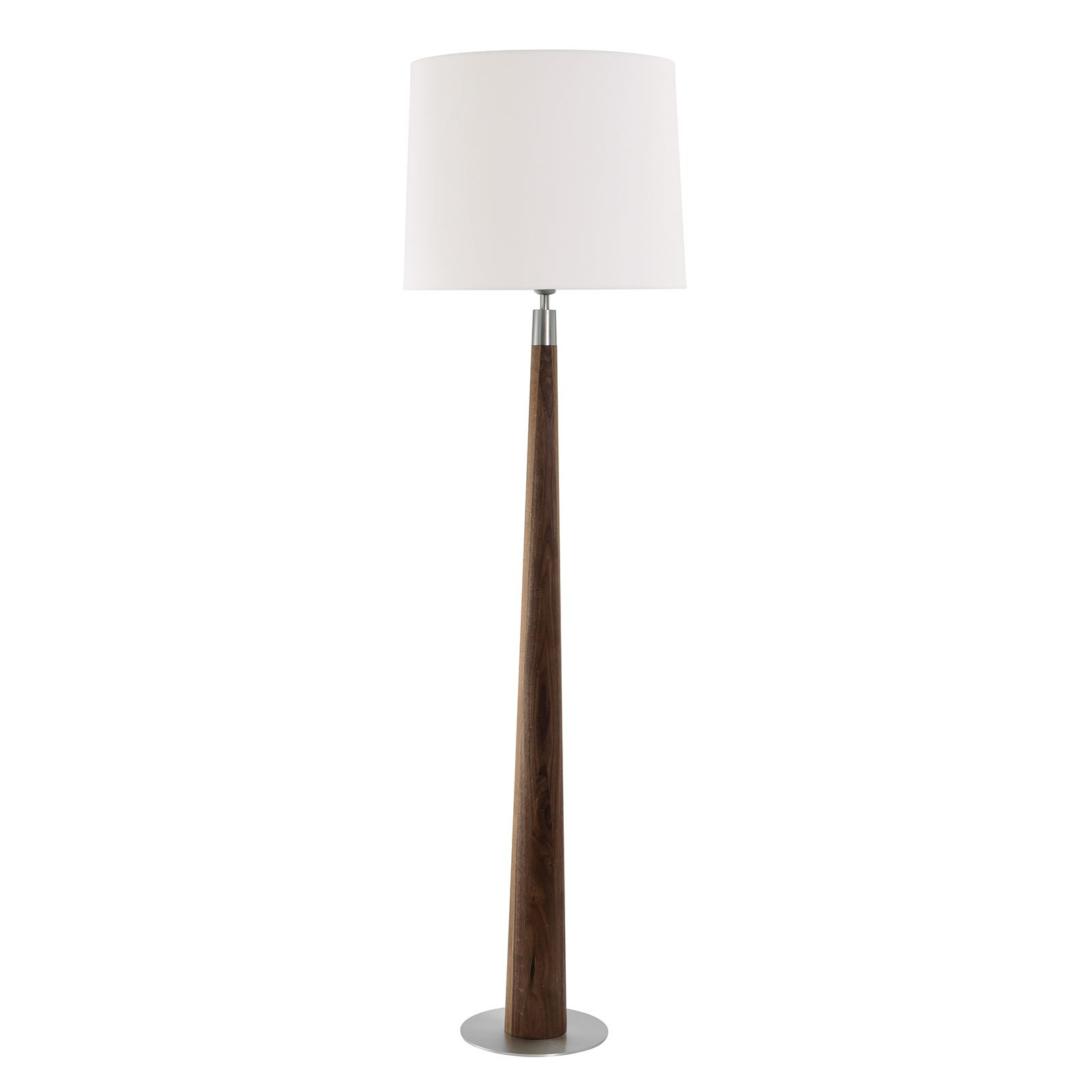 HerzBlut Conico floor lamp, white lampshade