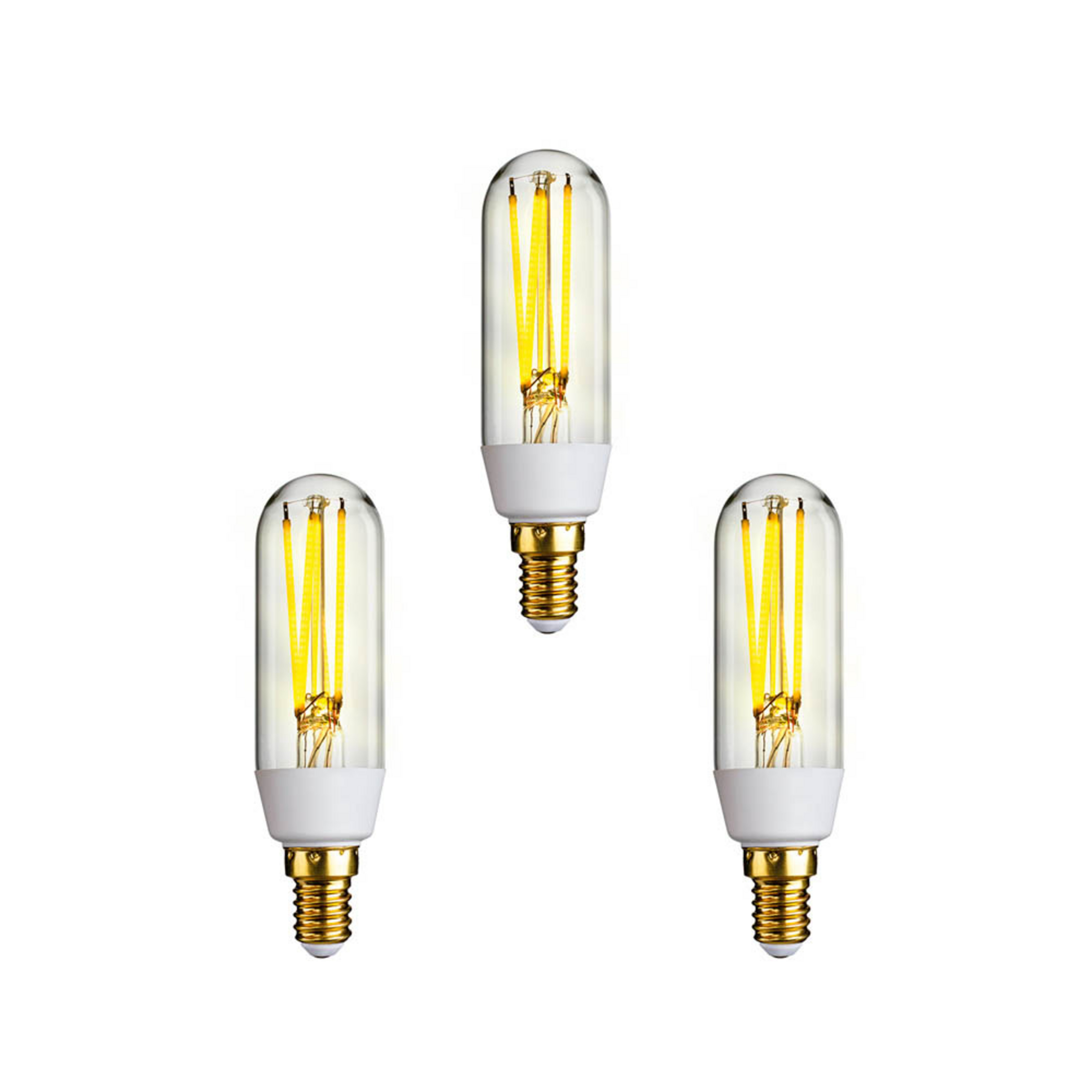 3-pack Leuchtmittel LED 7,5W (900lm) T30 CRI95 Dimmbare E14 - e3light