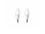 Becuri Smart TW 4,9W 470lm 2700-6500K 2-pack Lumânare E14- WiZ