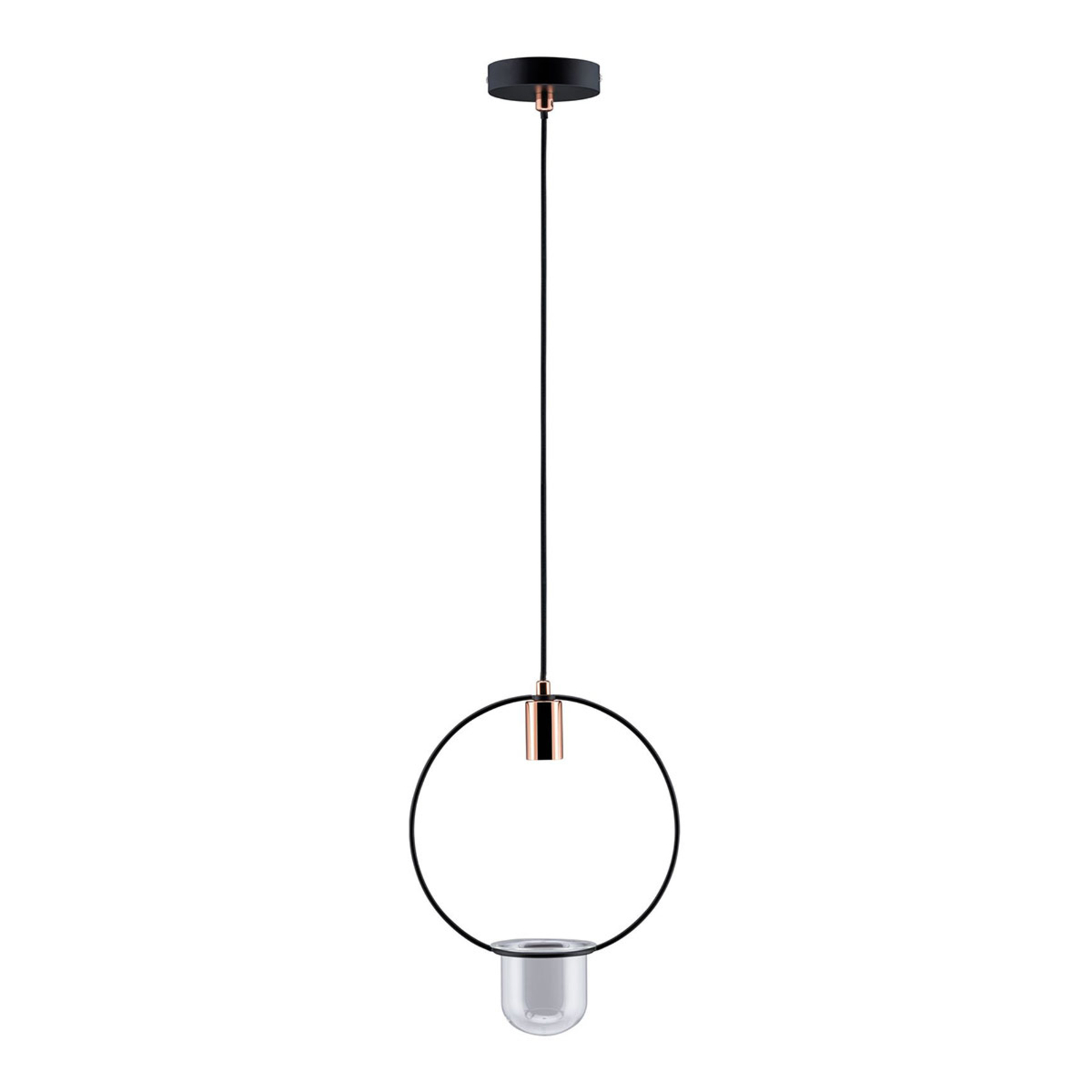 Paulmann Tasja pendant lamp with a plant pot