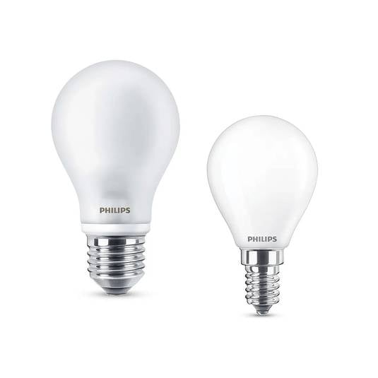 Becuri LED 1x 806lm E27 + 1x 250lm E14 - Philips