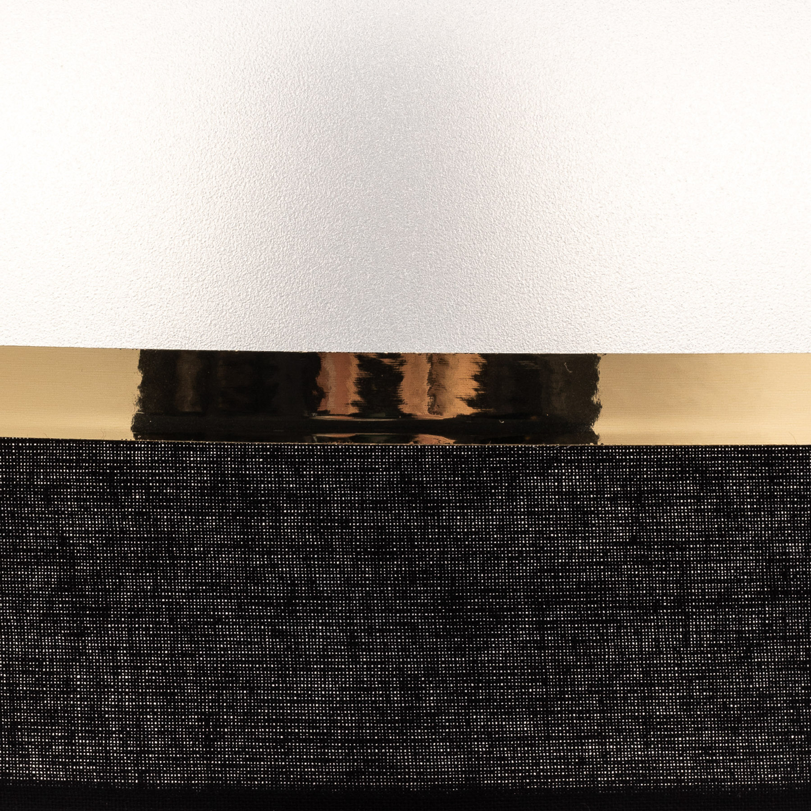 Abat-jour Helen E27 Ø25/H15 cm noir-doré