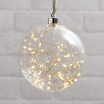 LED-Dekokugel Glow aus Glas, Ø 15 cm