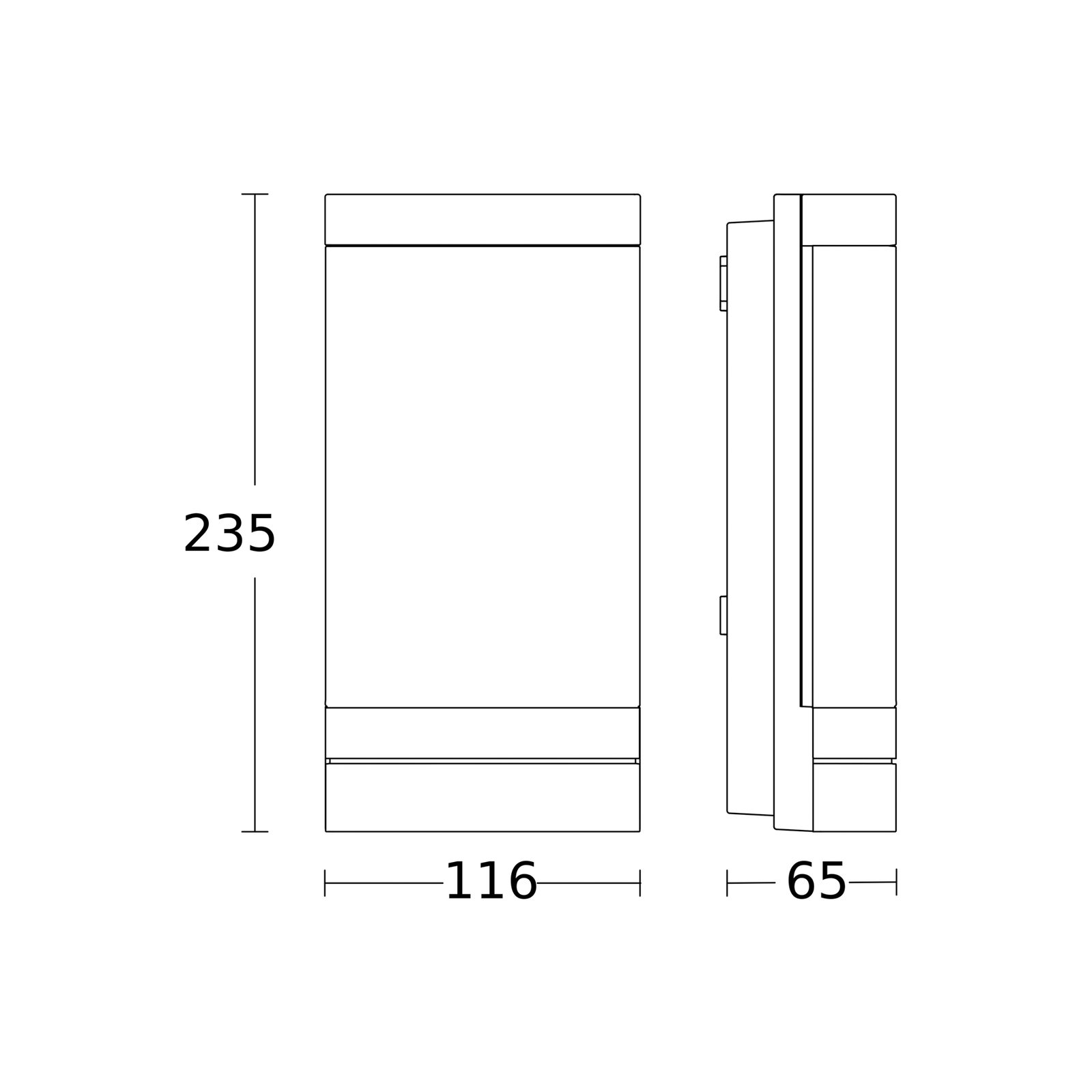 STEINEL L 271 DIGI C LED outdoor wall light