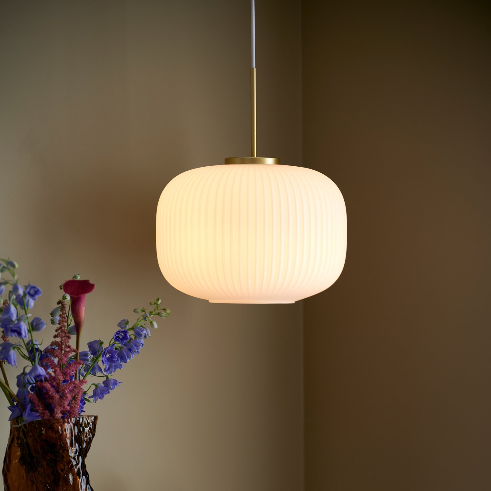 Milford 30 Lámpara Colgante Opal/White - Nordlux