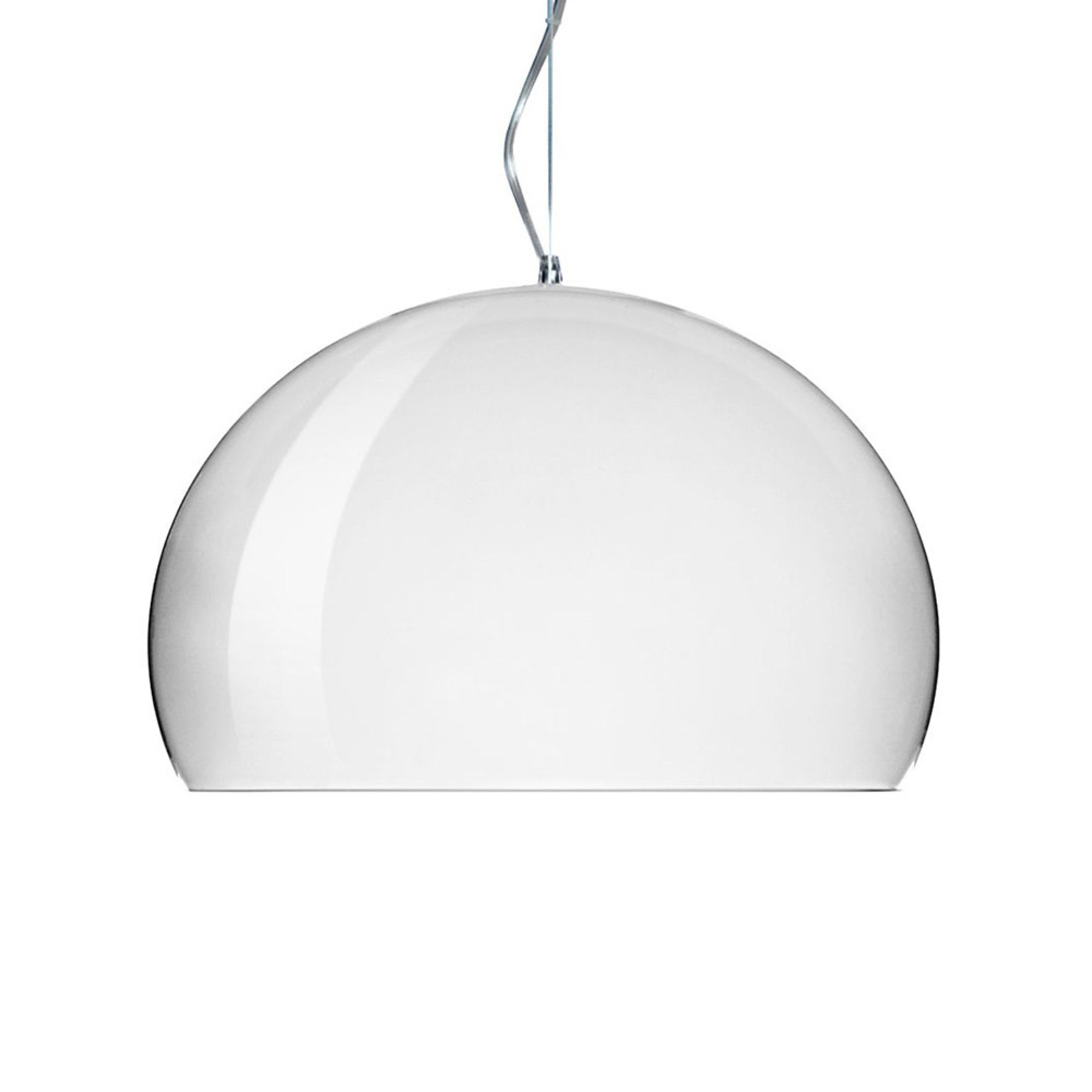 Kartell Small FL/Y LED κρεμαστό φωτιστικό λευκό γυαλιστερό