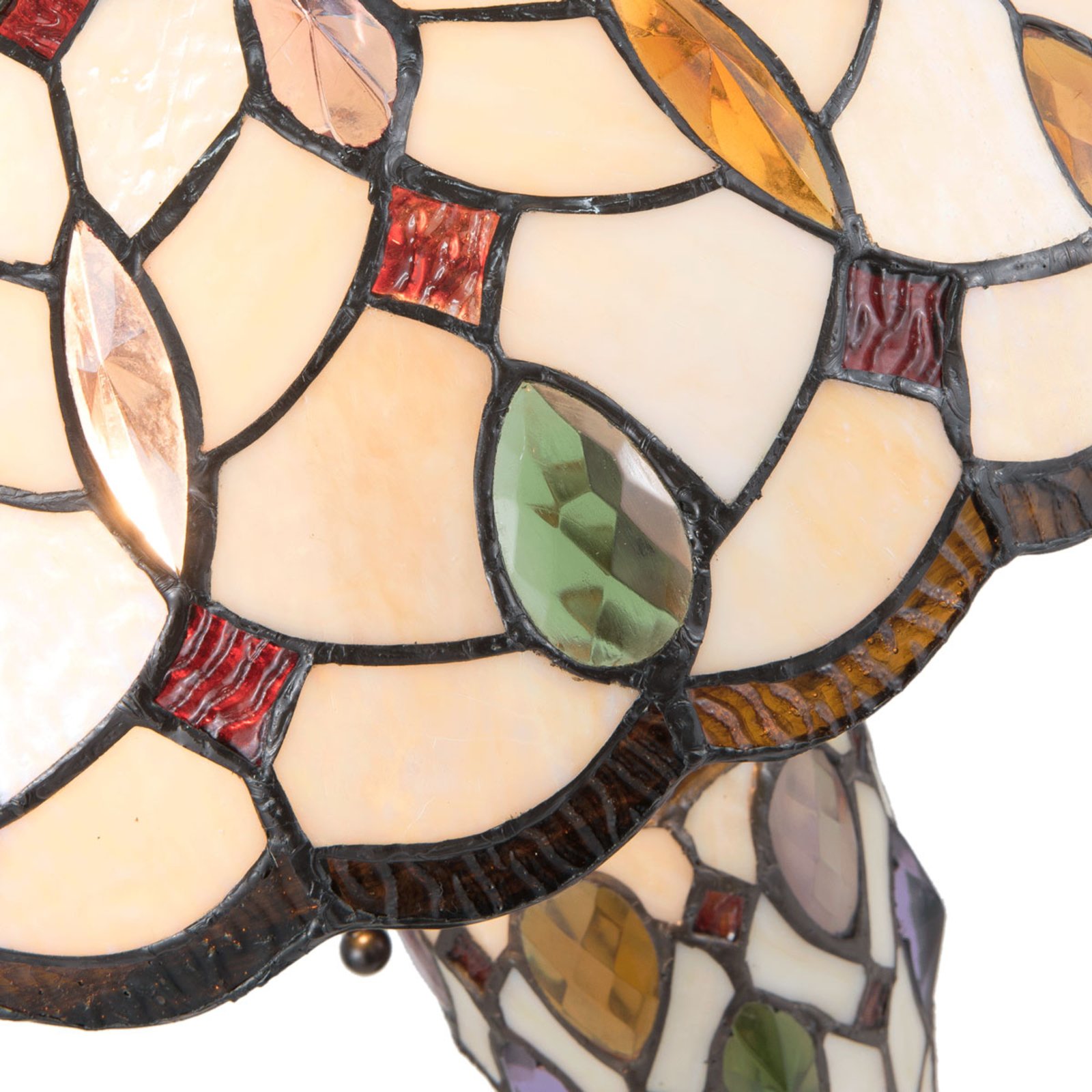 Lauavalgusti 5182 värvilise Tiffany klaasvarjundiga