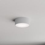Deckenlampe Cleo 200, grau, Sensor, IP54, Ø 20 cm, Metall