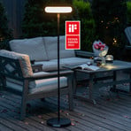 Pops solar floor lamp, USB, touch dimmer, IP54