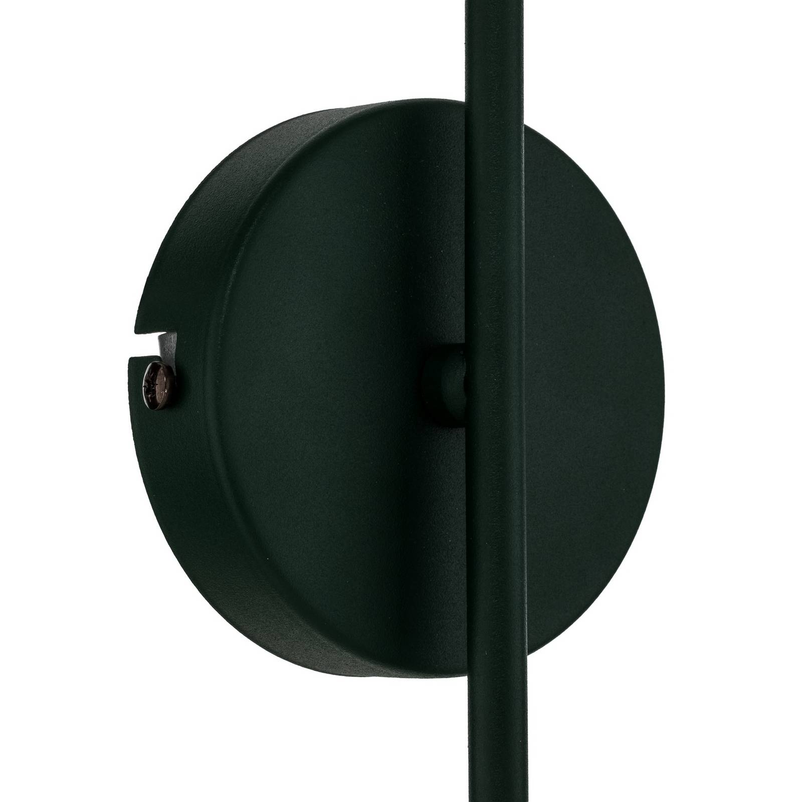 Lampa ścienna Cambridge, ciemnozielona, wysokość 34 cm, metal/szkło E14