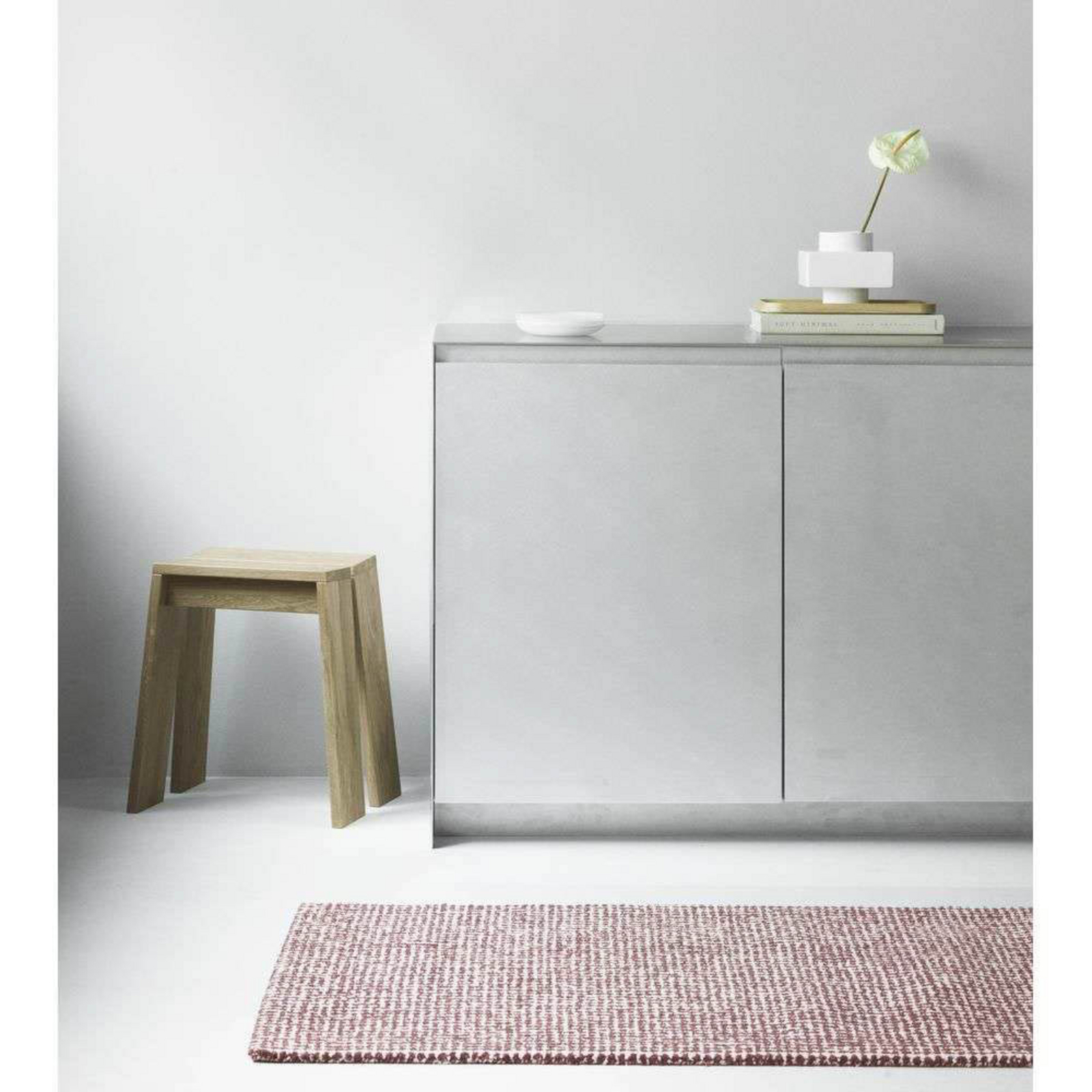 Flick Täcke 80x200 Off-White/Burgundy - Normann Copenhagen