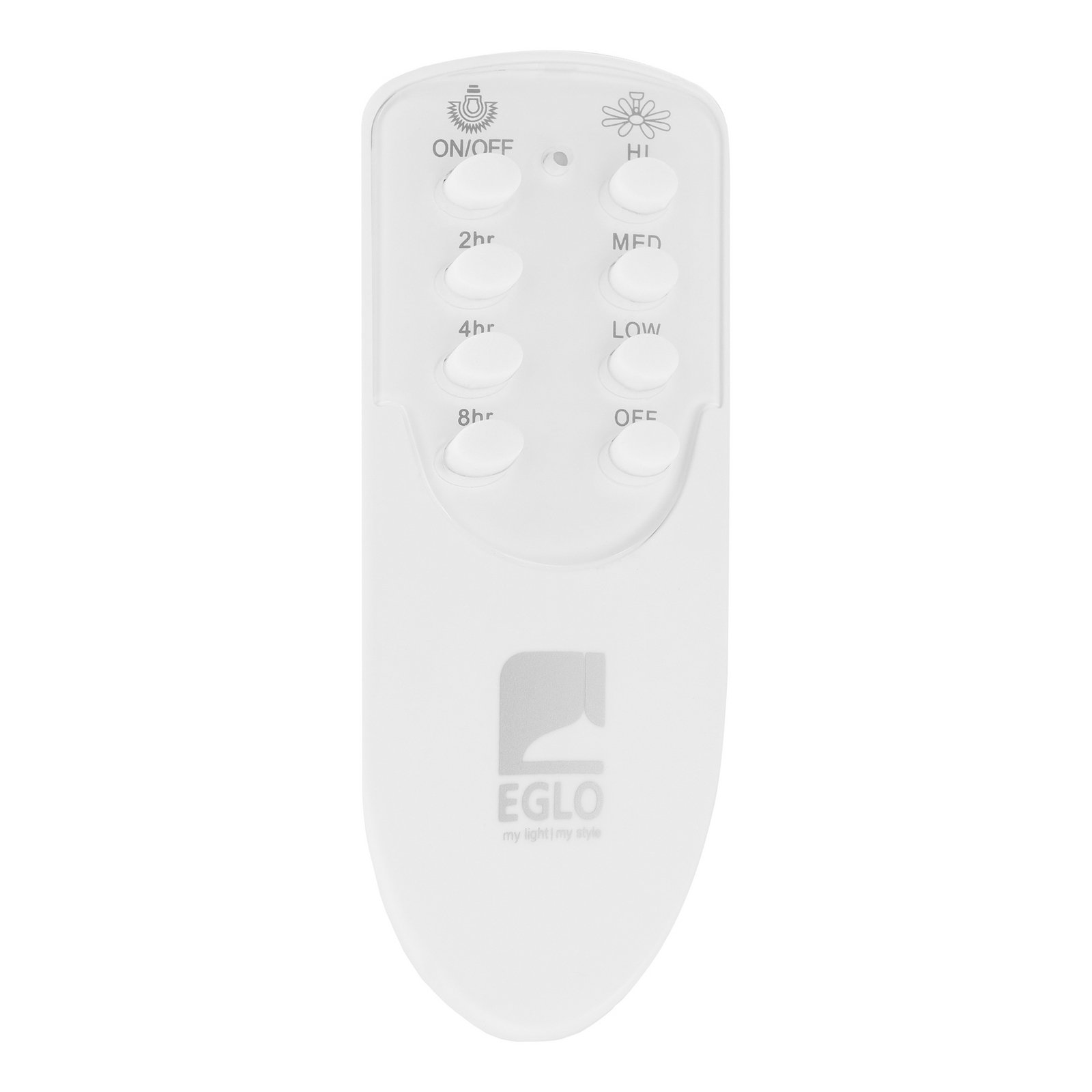 Ventilador de teto Bondi 1, branco mate, comando à distância