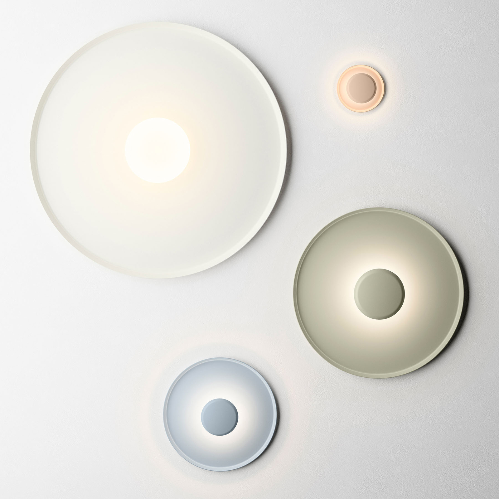 Vibia Top LED-Wandleuchte Ø 60 cm DALI dimmbar