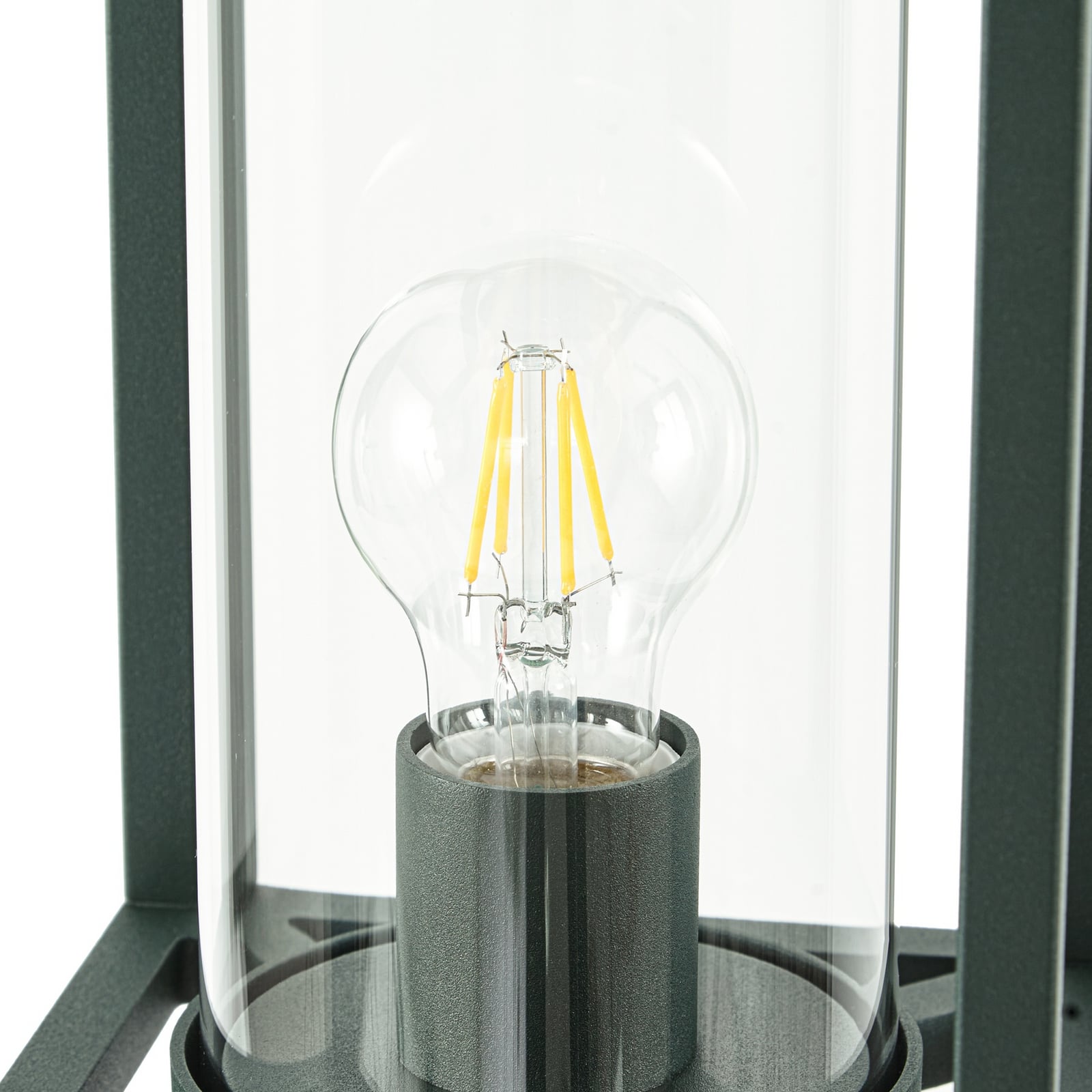 Ferda svjetiljka za stazu, IP44, E27, 100 cm, zelena, staklo - Lucande