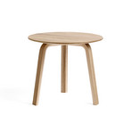 Bella-sohvapöytä, lakattu tammi, Ø45 x H39 cm - HAY