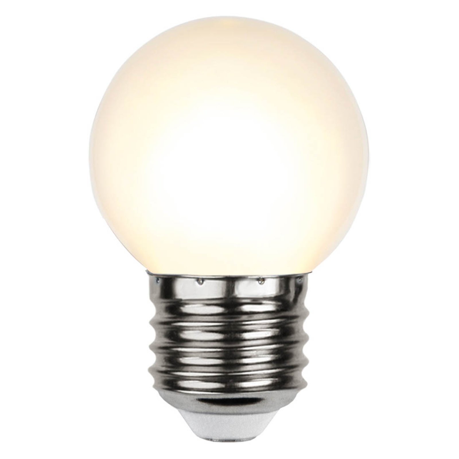Bombilla LED E27 G45 para guirnaldas de luces, blanco 2.700K