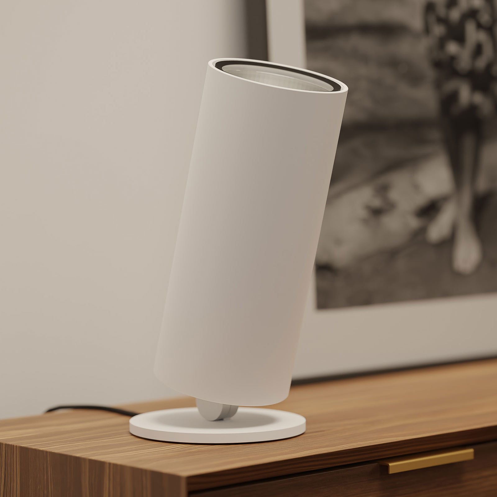 REGENT LIGHTING Regent Stream Table narrow digital 143 W 380 white, for Workroom / Office, aluminium, 143 W, energy efficiency: A++, H: 35 cm