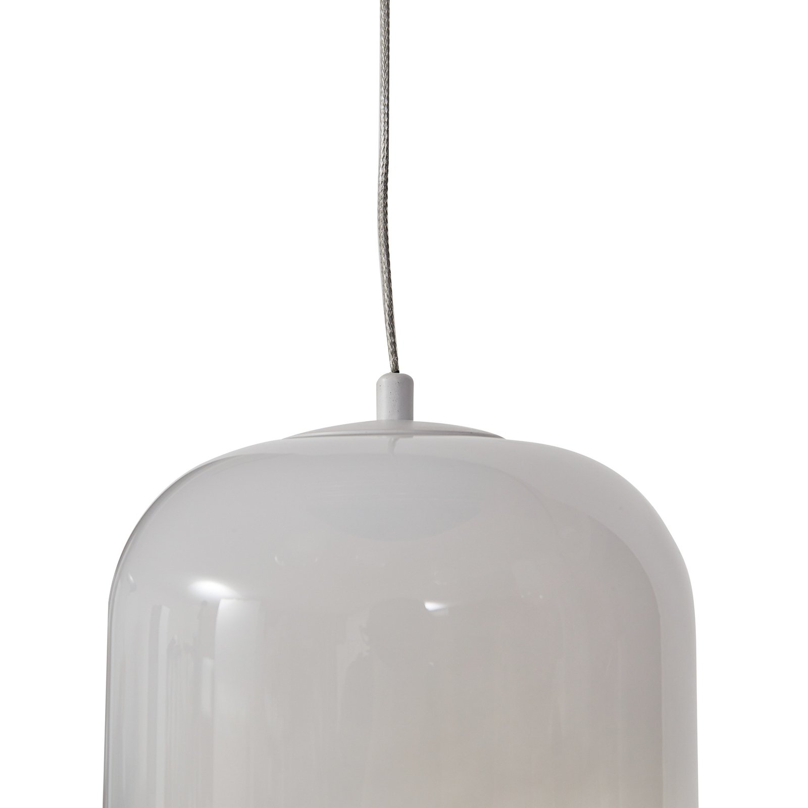 Lucande LED pendant light Avelina, white, 6-bulb