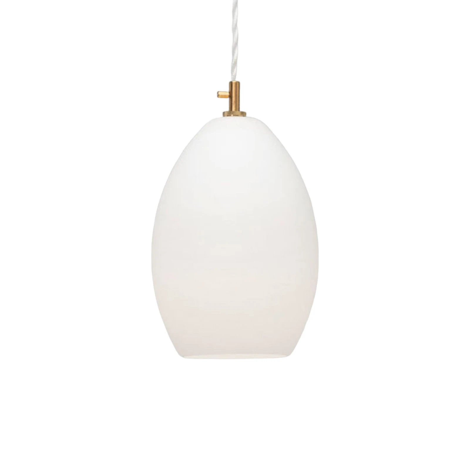 Northern Unika suspension en verre blanche, large