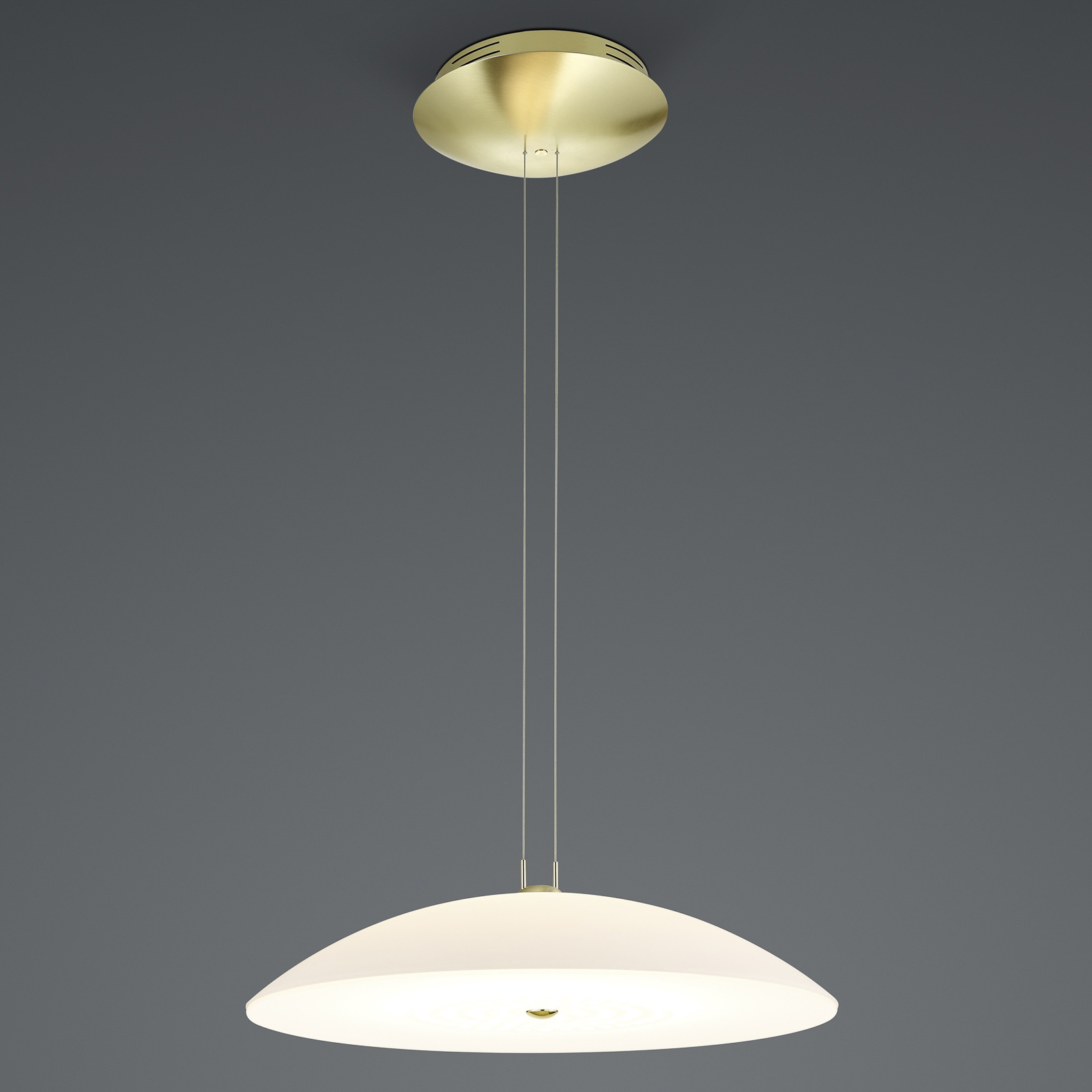 BANKAMP Manu LED pendant ZigBee dimmable brass