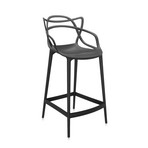 Masters barstol, svart, høyde 99 cm - Kartell