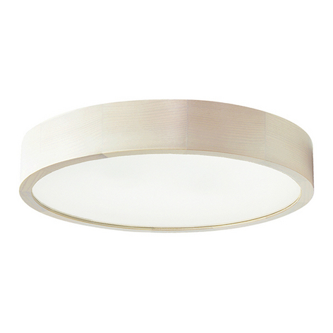 LED-taklampe Cleo, Ø 48 cm, hvit