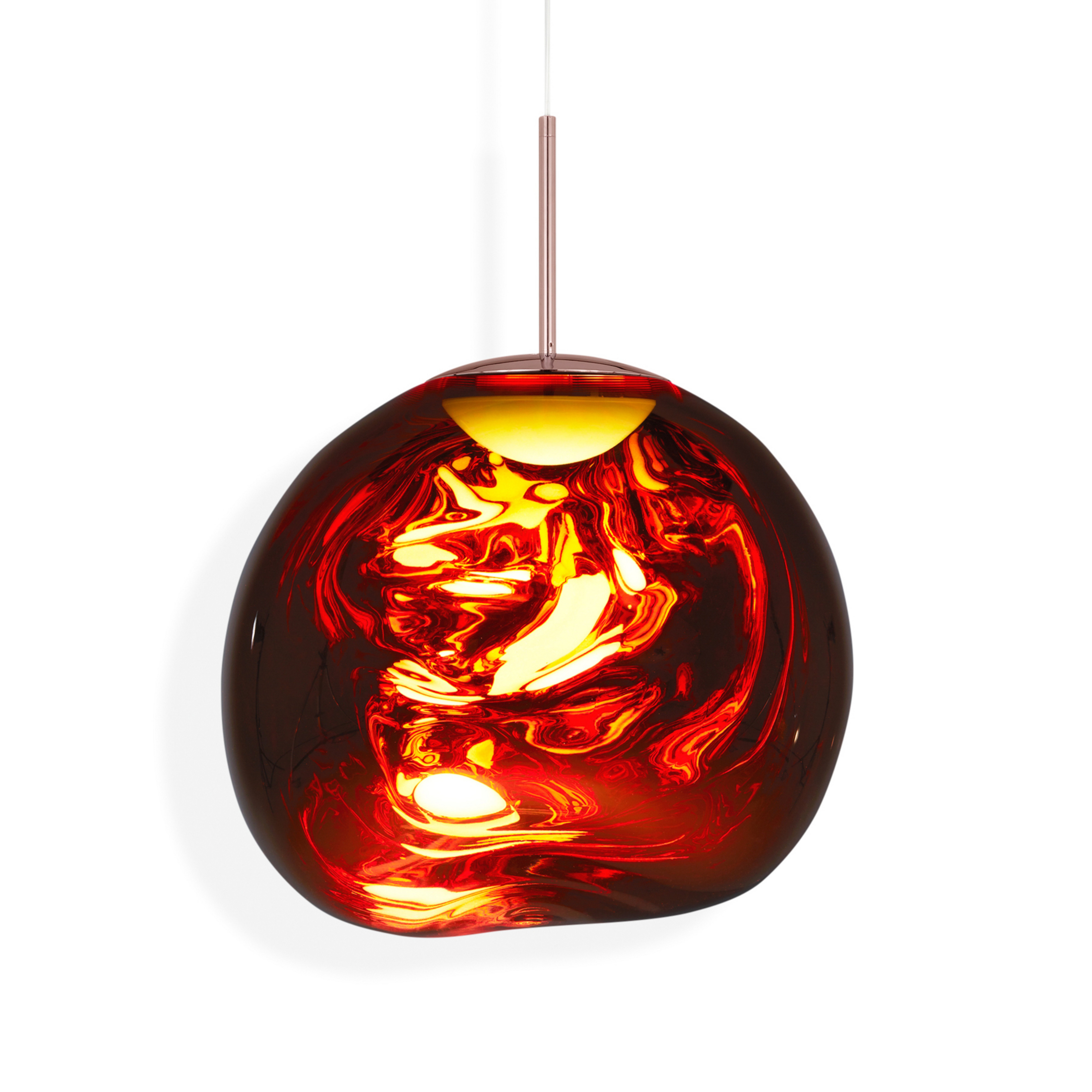 Melt LED-hængelampe, Ø 50 cm, kobber, plast - Tom Dixon
