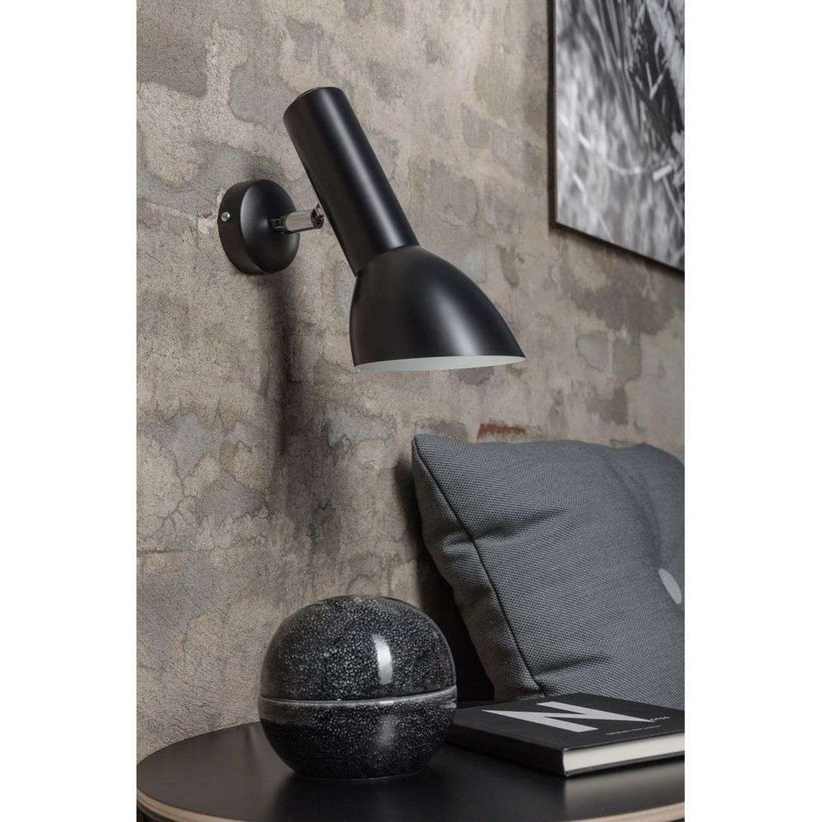 Oblique Candeeiro de Parede HW Brass/Black - CPH Lighting