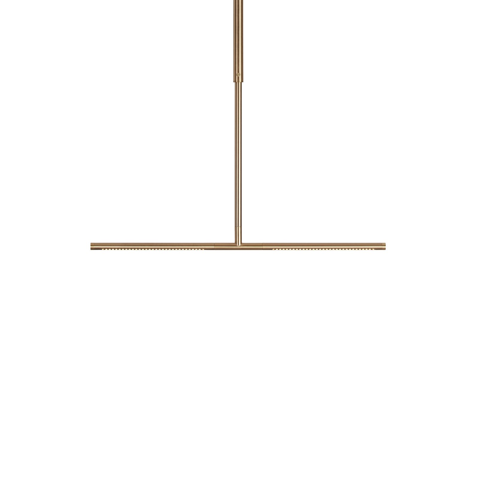 UMAGE Candeeiro suspenso LED Omni, latão, 2 lâmpadas, comprimento 74 cm