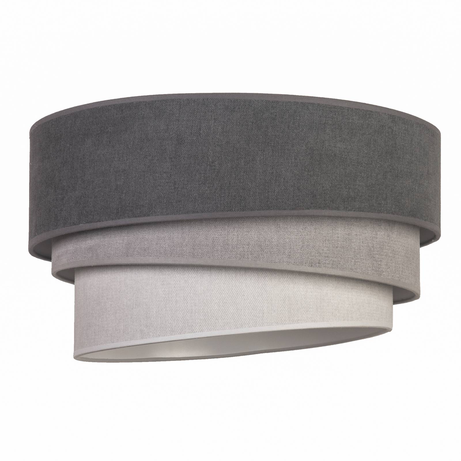 Taklampa Pastell Trio Ø 60 cm i 3 grå toner