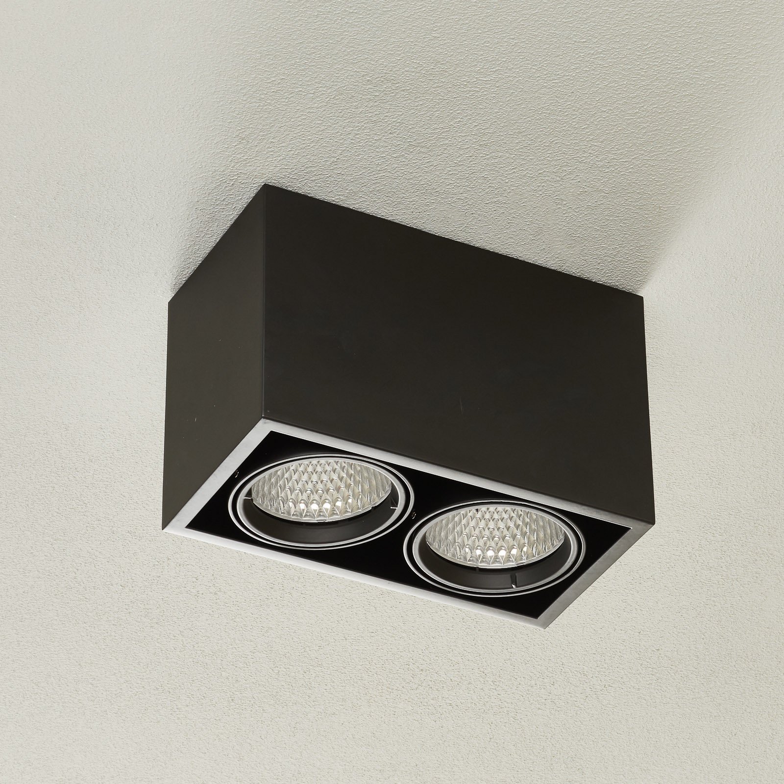 Arcchio Cirdan plafonieră LED 2 becuri negru - Camera de zi / sufragerie - Modern - Metal