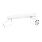 EGLO connect Smart Spot Adfira-Z, weiß, 2-flg., Stahl