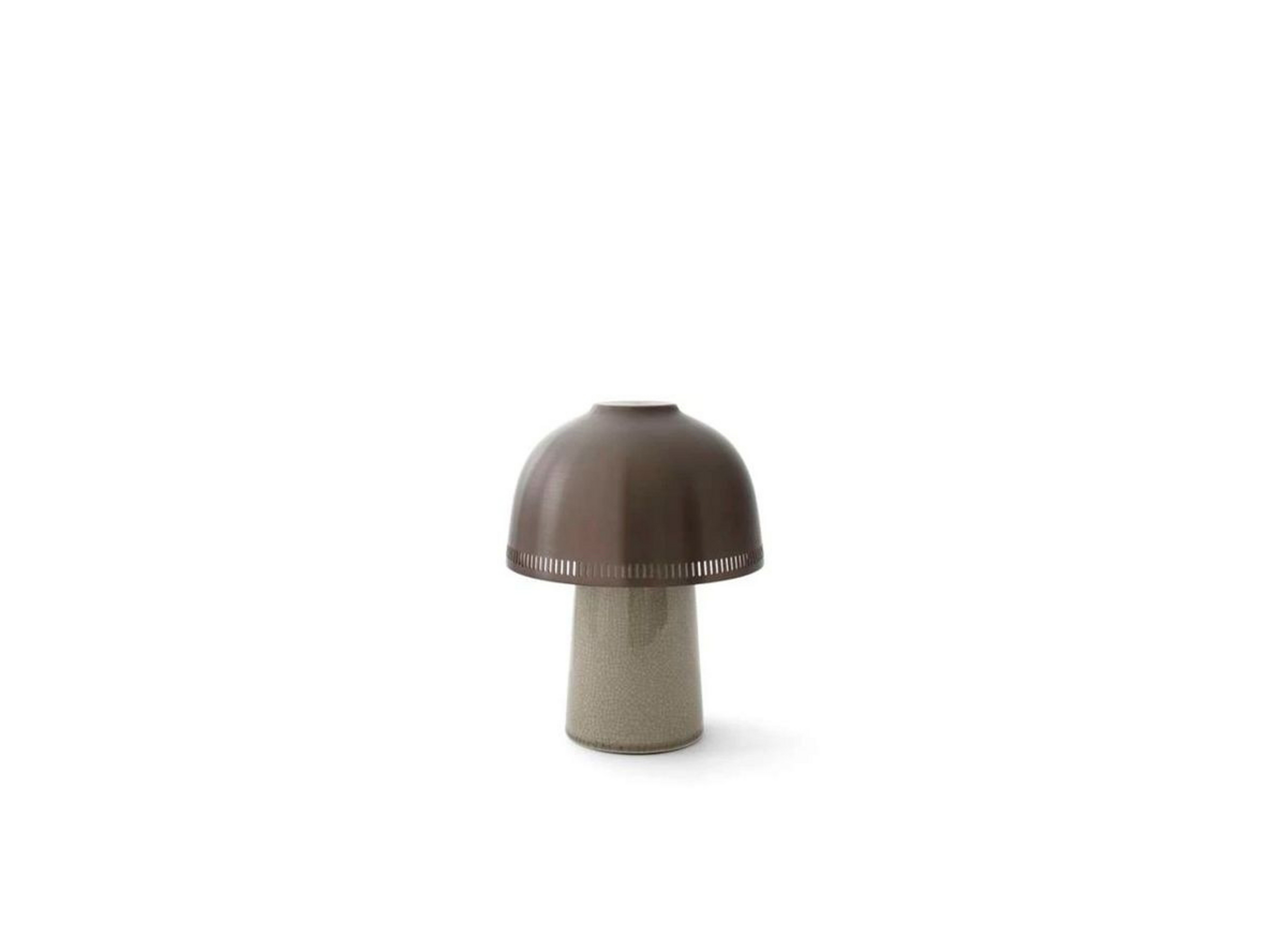 Raku SH8 battery-powered lamp Beige Grey/Bronze - &Tradition