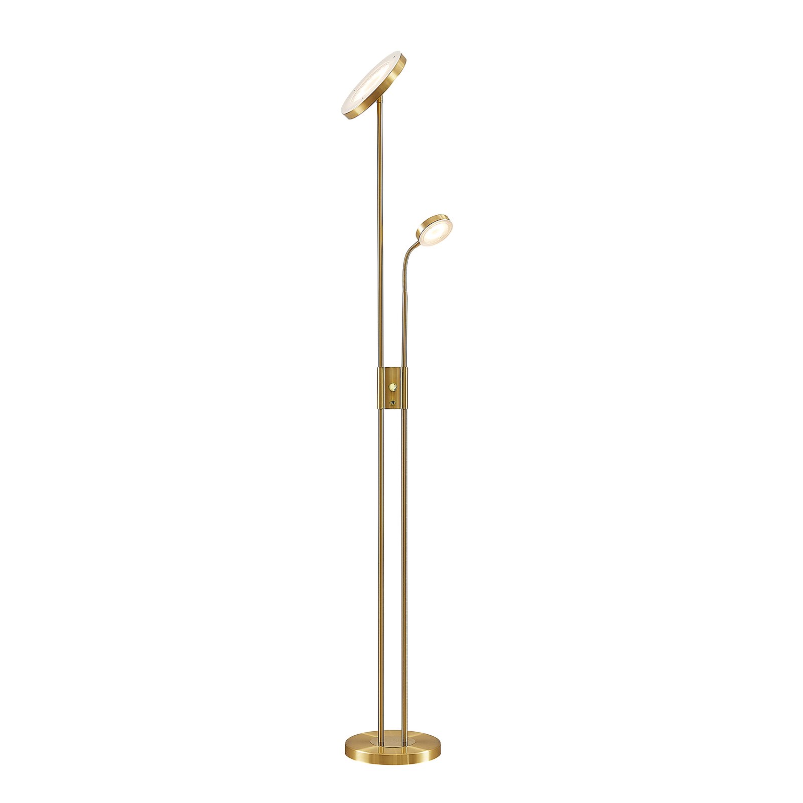 Seppa LED Lattiavalaisin Round Matt Brass - Lindby