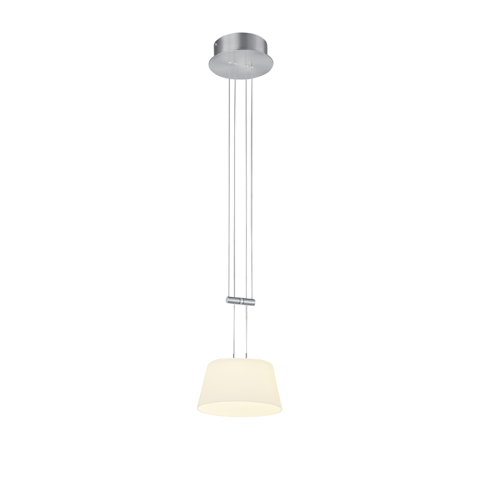 BANKAMP Conus LED-pendel, 1-lampe, nikkel