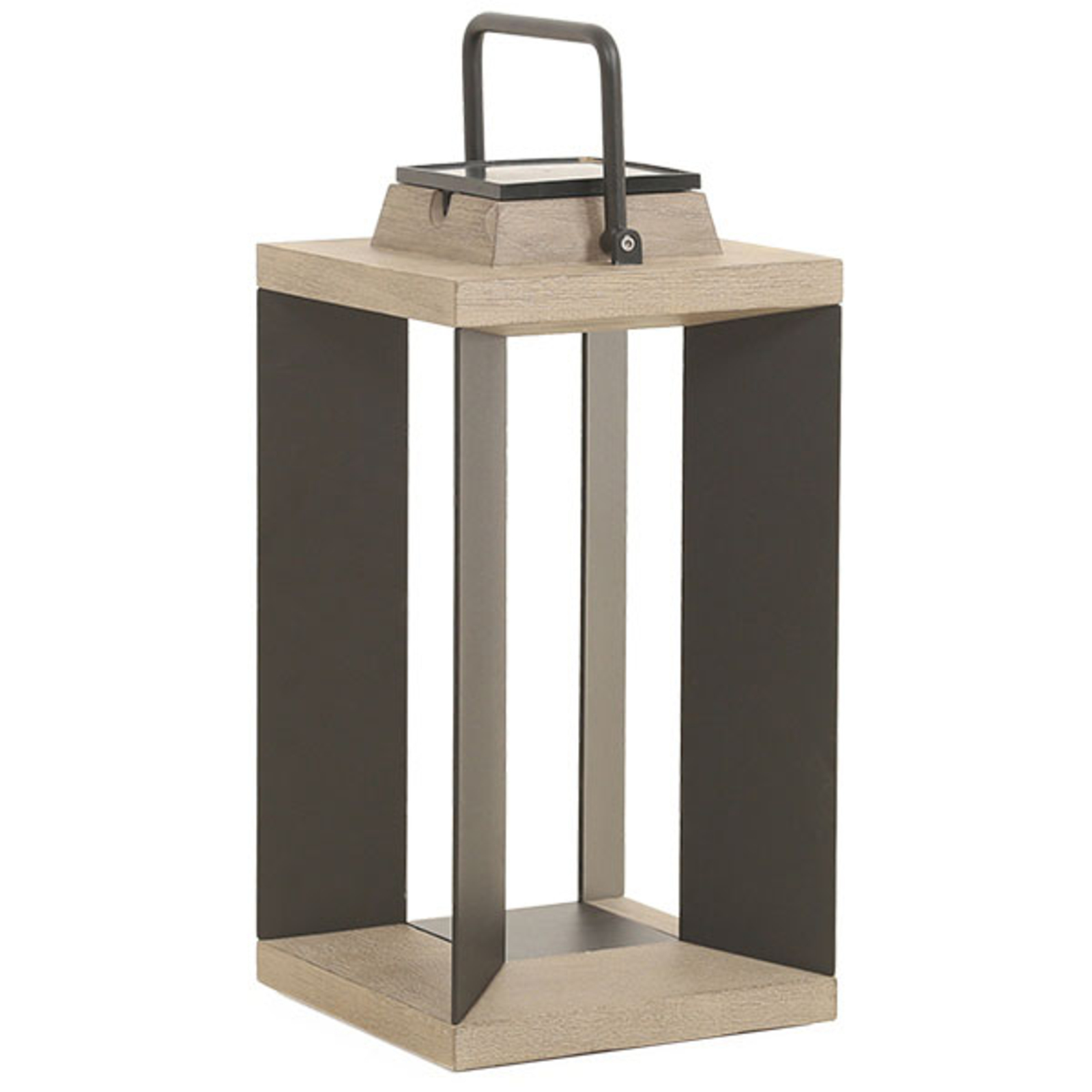Solarlaterne Teckalu, Duratek/Alu schwarz