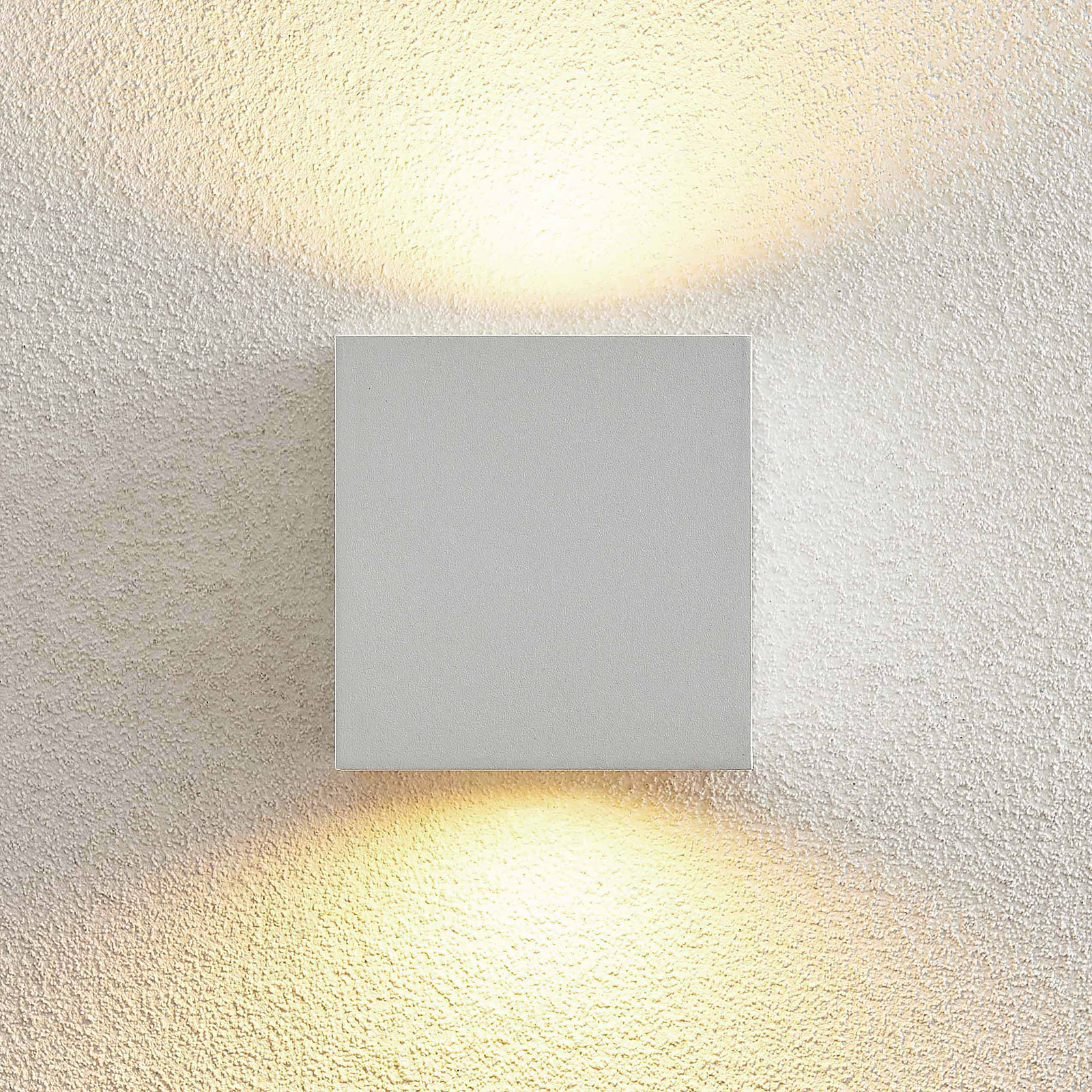 Arcchio Tassnim zunanja stenska svetilka bela 2-light