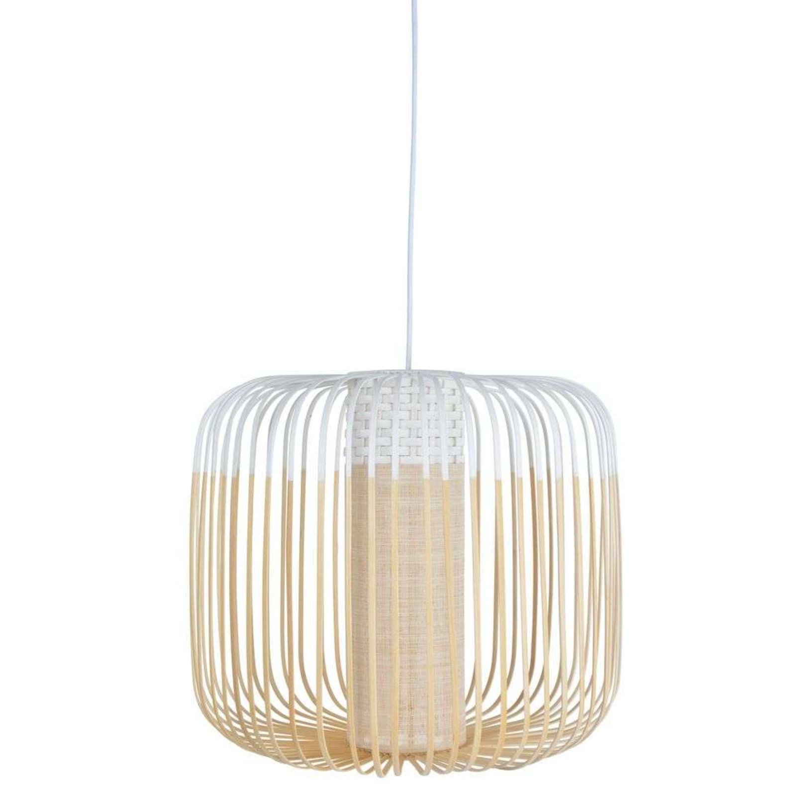 Bamboo Lustră Pendul M White - Forestier