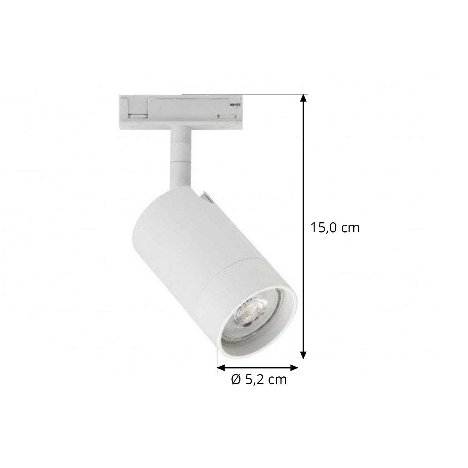 Designline Tube Schienenstrahler, weiß, GU10 - Antidark Designline Tube Schienenstrahler, weiß, GU10 - Antidark