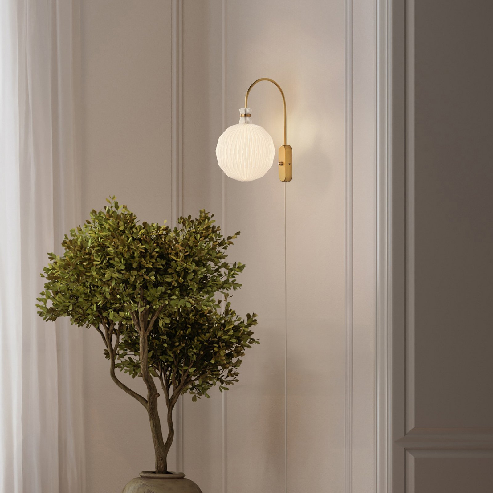 LE KLINT Wandlampe Kaare Klint Legacy 101, Tiefe 25 cm, weiß