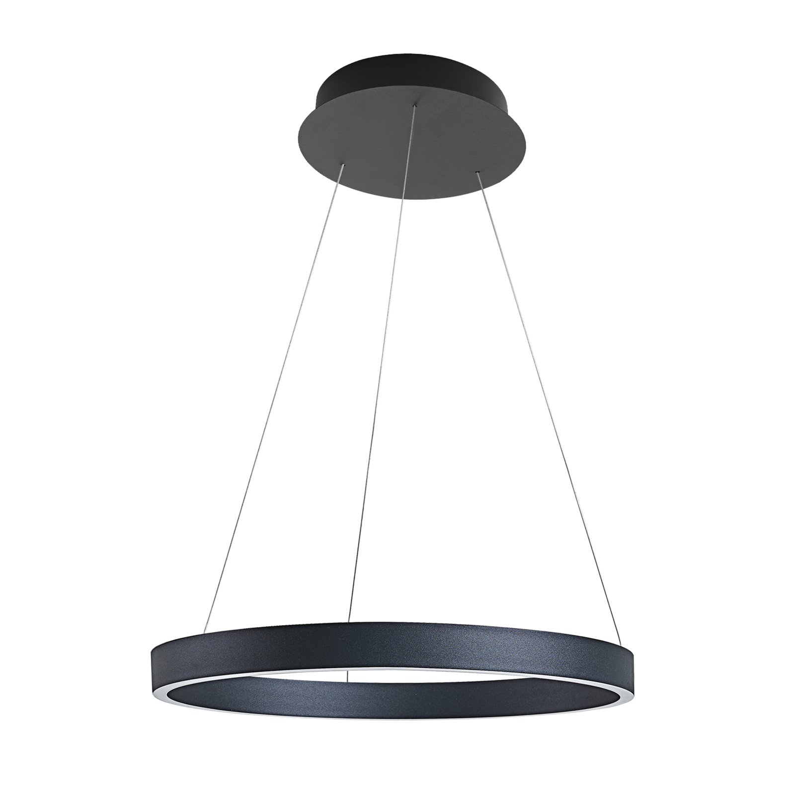 Arcchio Answin LED závesné svietidlo 35,2 W čierna