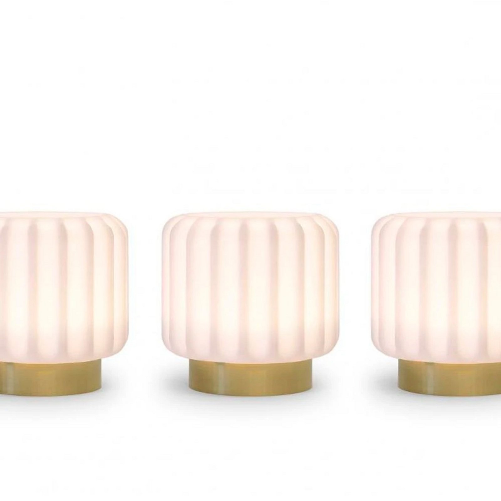 Dentelles 9 Portable Lampă de Masă 3 pcs. Ø9 Gold - Atelier Pierre