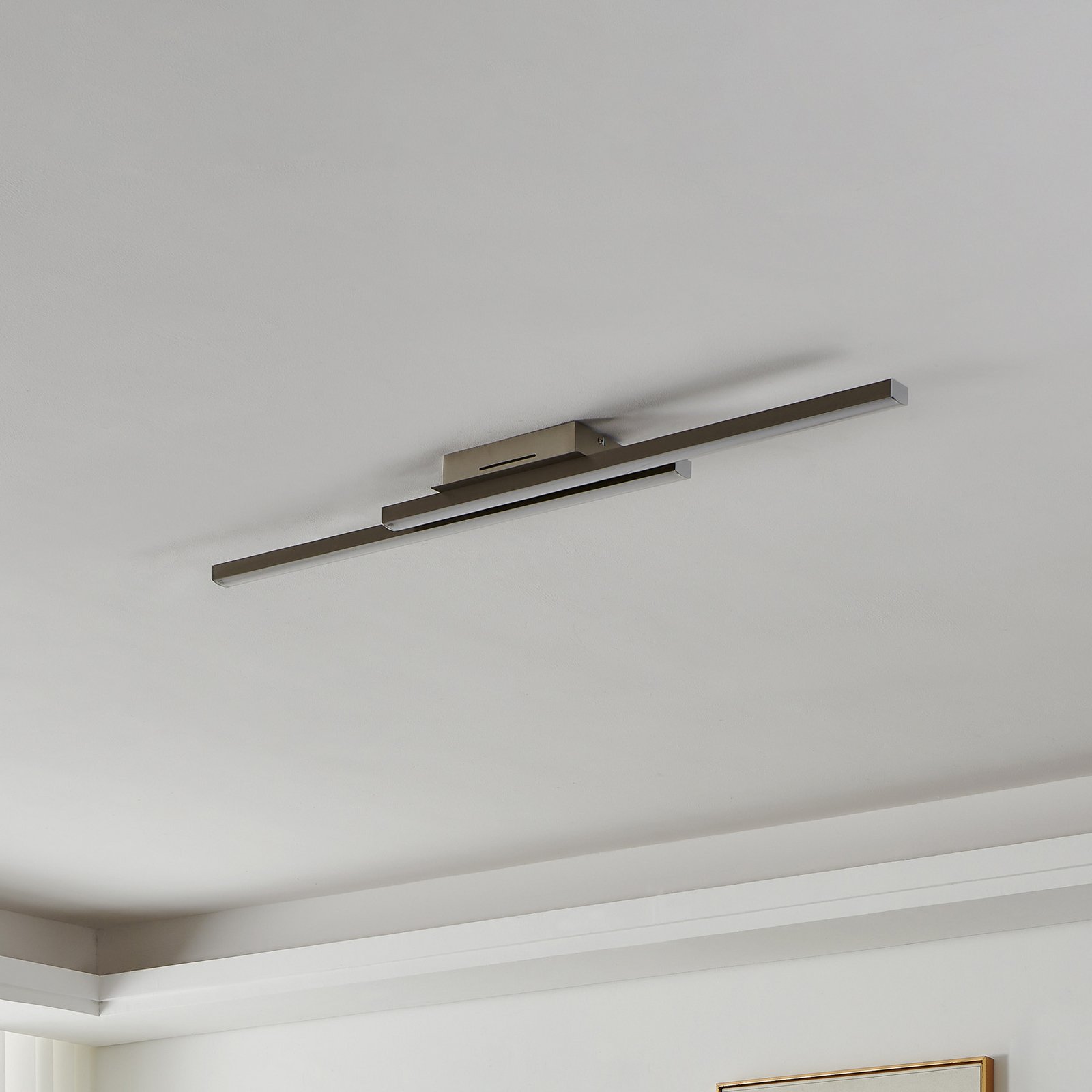 EGLO connect Fraioli-Z LED mennyezeti lámpa nikkel